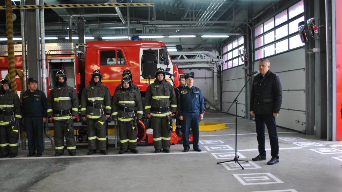 Губернатор Ленобласти открыл в Кудрово новое пожарное депо