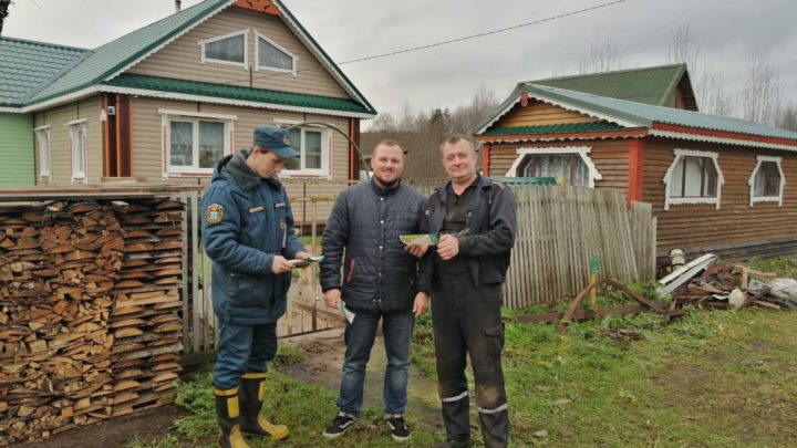 Профилактический рейд по пожарной безопасности в Подпорожском районе