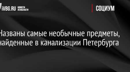 В России предложили законодательно запретить выбрасывать отходы в канализацию